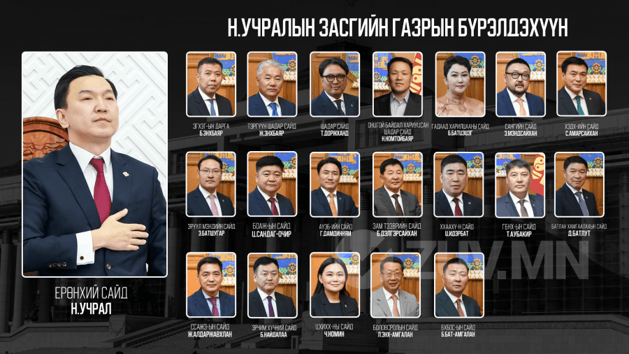 Н.Учрал танхимдаа урьсан сайд нараа танилцууллаа