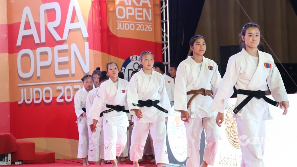 “ARA Open 2026” жүдо бөхийн насанд хүрэгчдийн нээлттэй тэмцээн Архангай аймагт эхэллээ